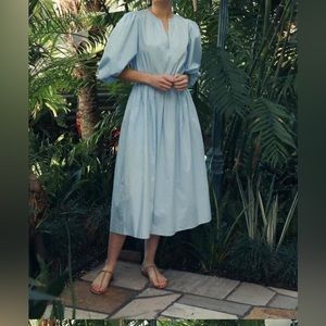 Mille sky blue puff sleeve Celeste dress Medium